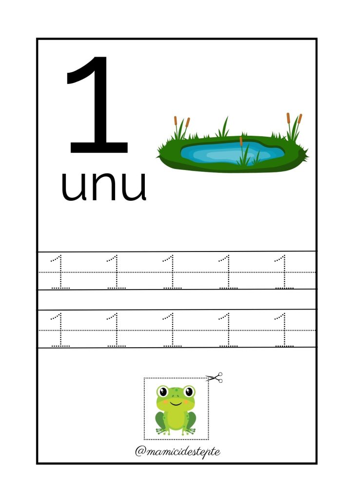 fișe printabile cu numere