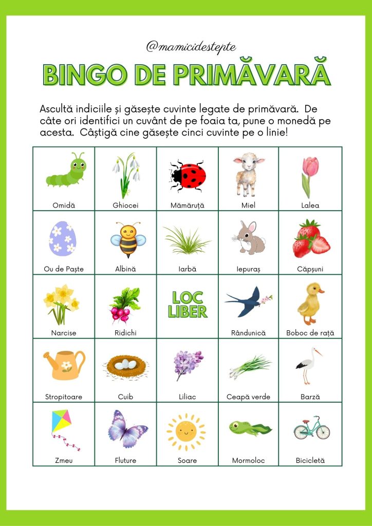 Bingo de primăvară