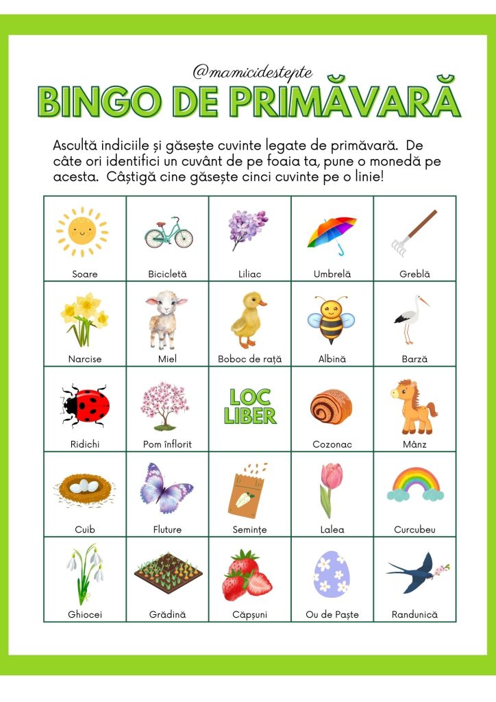 Bingo de primăvară