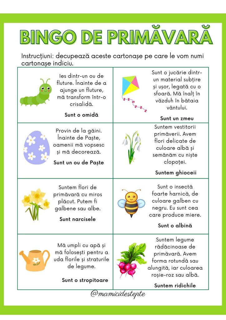 Bingo de primăvară