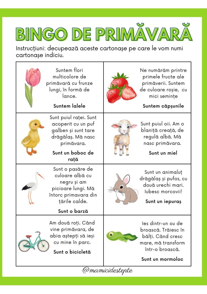 Bingo de primăvară