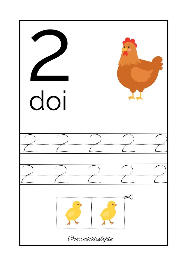 fișe printabile cu numere