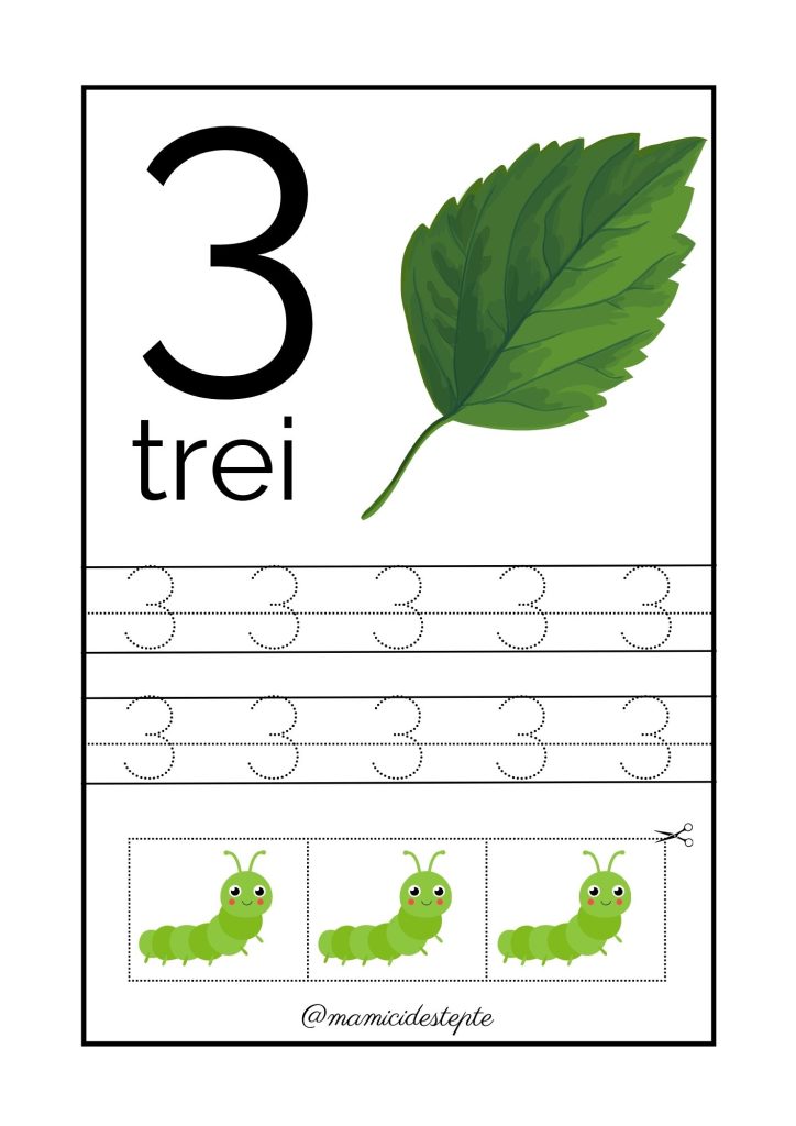 fișe printabile cu numere