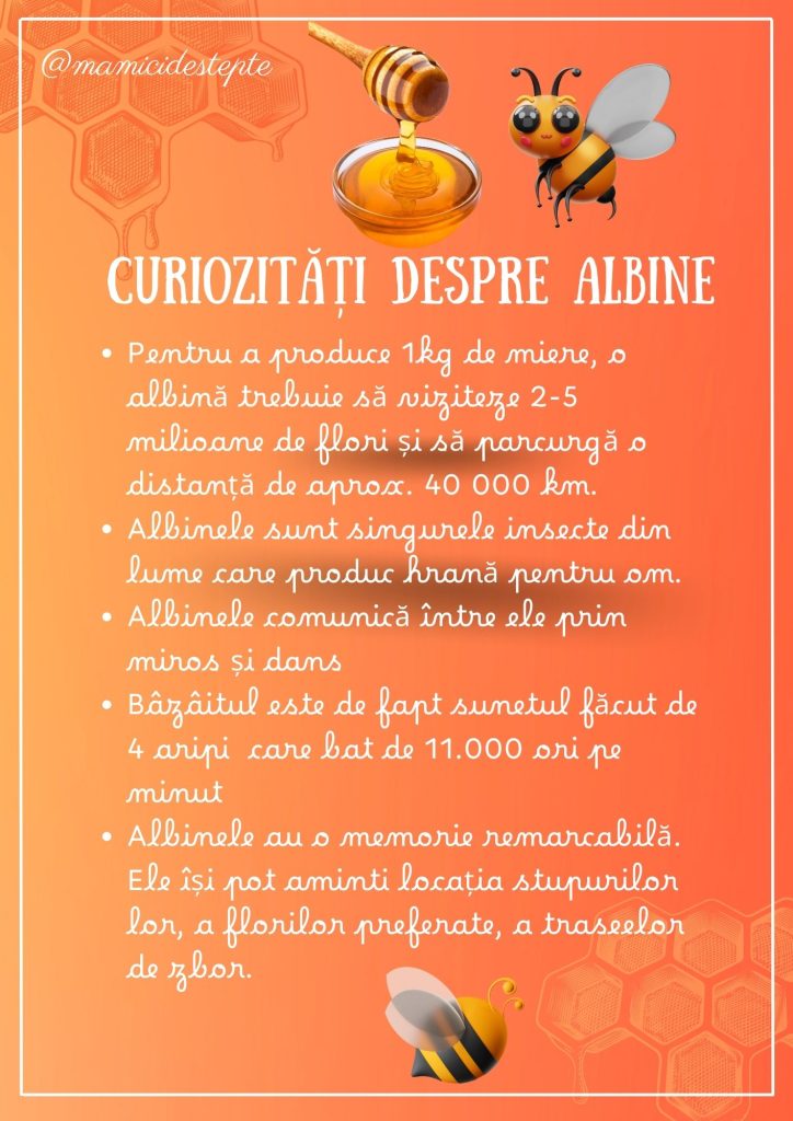 Fișe despre albine